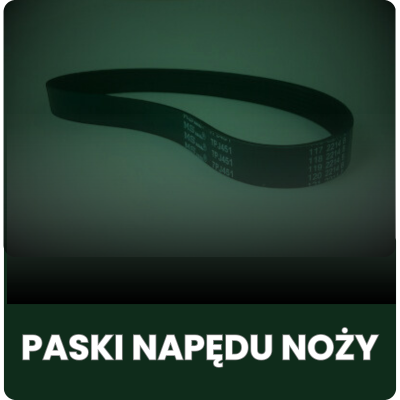Paski napędu noży
